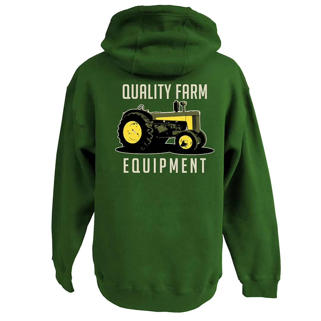 John Deere Men's Farm Equipment Hoodie - Image 2