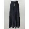 Keren Hart Women's Button Front Long Skirt