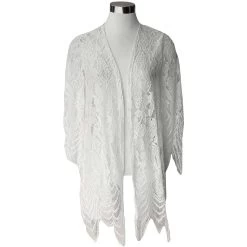 Keren Hart Women's Lace Open Front Cardigan