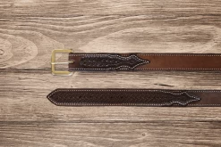 Texas Saddlery | Chocolate Spider Combo Kids Belt