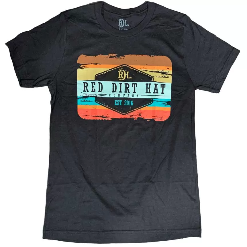 Red Dirt Hat Co Unisex Army Sunset T-Shirt