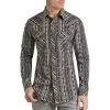 Rock & Roll Cowboy Aztec Stripe Shirt
