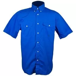 Roper Men's Short Sleeve Solid Button-Down Shirt