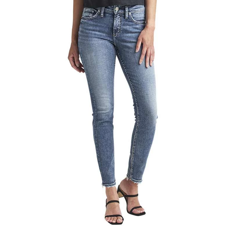 Silver Jeans Women's Suki Mid Rise Skinny Jeans - Image 3