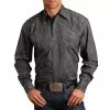 Stetson Men's Vintage Diamond Print Snap Shirt