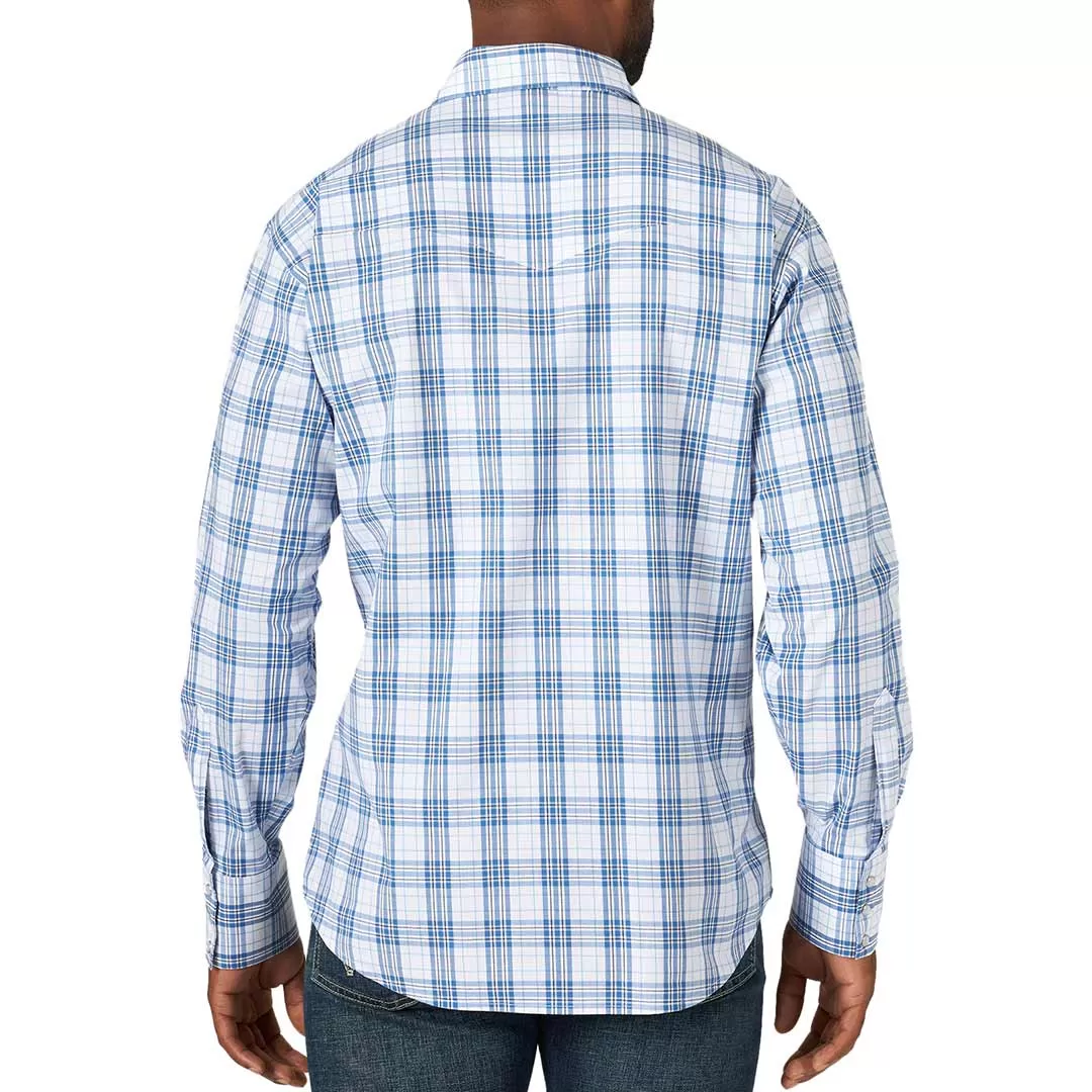 Wrangler Men's Wrinkle Resist Plaid Snap Shirt - Image 2